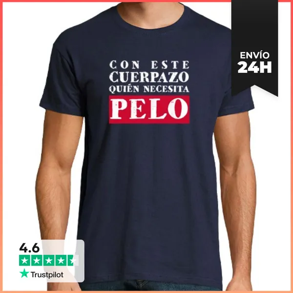 Camiseta Hombre Clásica Quién Necesita Pelo LaTostadora