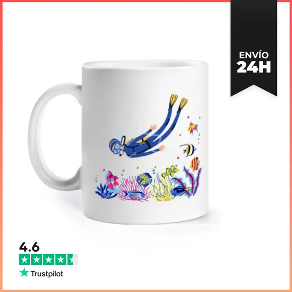 Taza Submarinismo LaTostadora