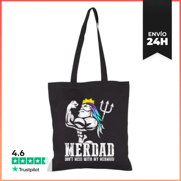 Bolsa De Tela Día Del Padre T Merdad No Te Metas Con Mi