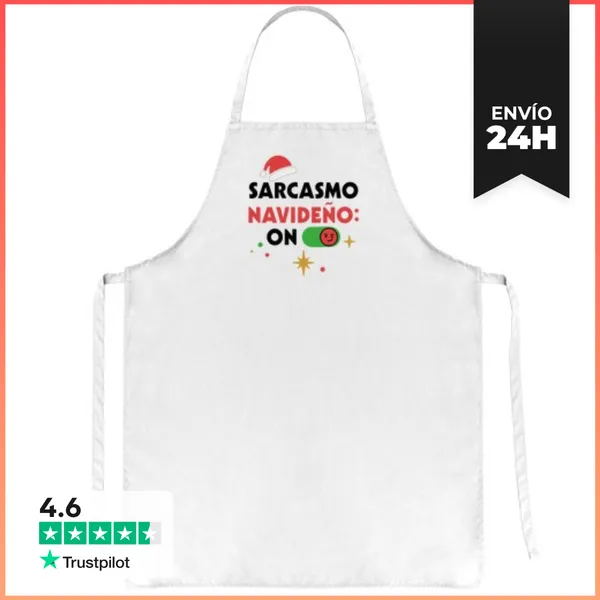 Delantal SARCASMO NAVIDEÑO LaTostadora