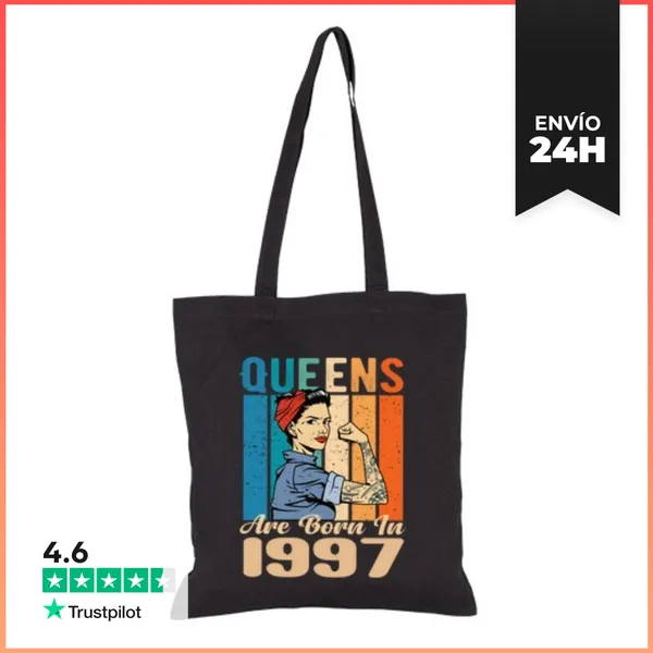 Bolsa De Tela Las Reinas Nacen En 1997 LaTostadora