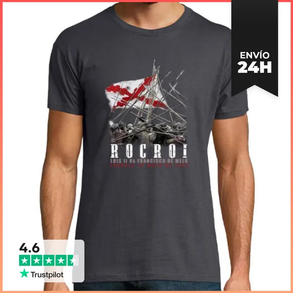 Camiseta Hombre Clásica Batalla De Rocroi LaTostadora