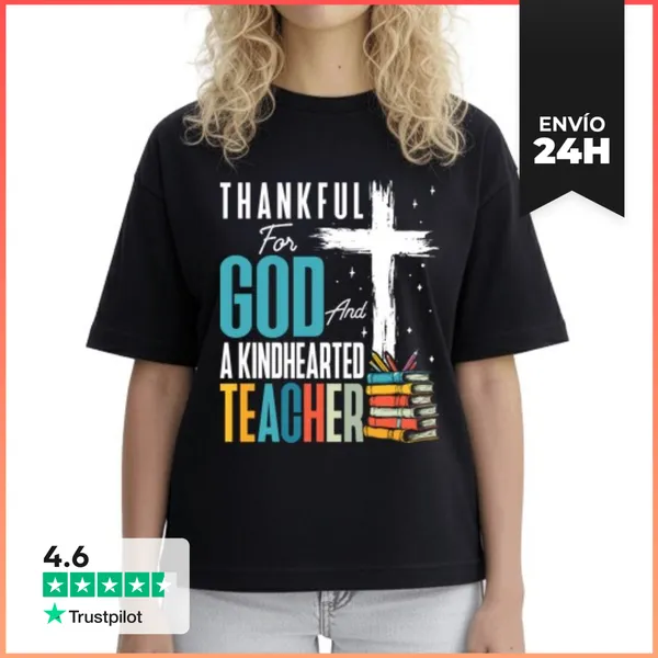 Camiseta Mujer Boxy Educación Del Maestro Dios Apreciación