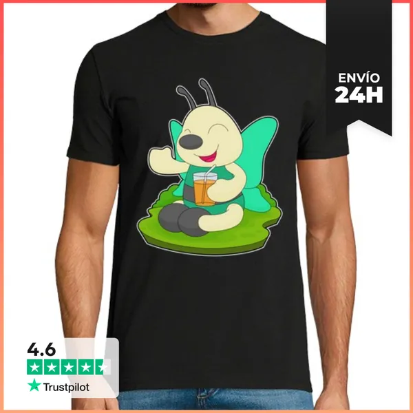 Camiseta Hombre Clásica Jugo De Mariposa LaTostadora
