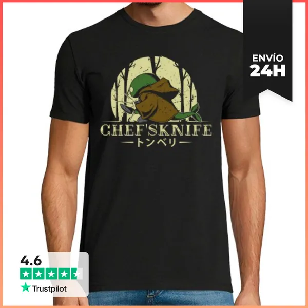 Camiseta Hombre Clásica Chef's Knife LaTostadora