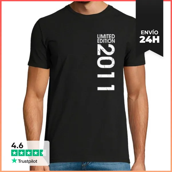 Camiseta Hombre Clásica 2011 Limited-Vertical 000020 LaTostadora