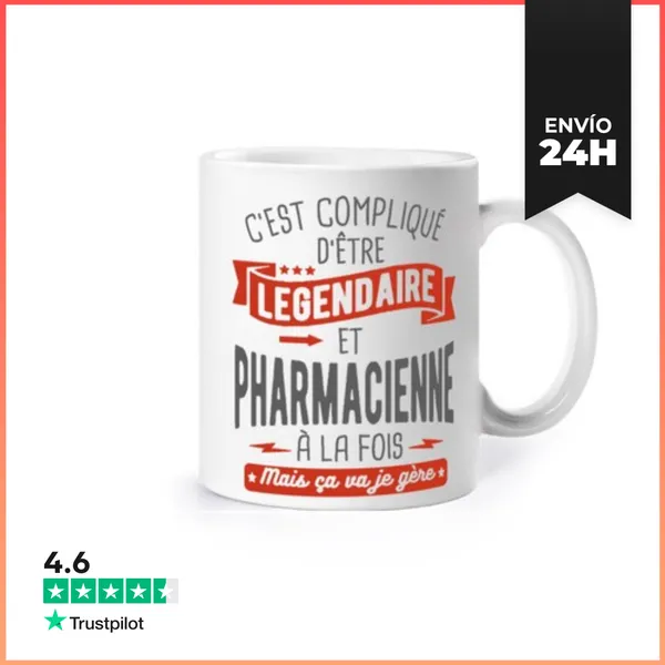 Taza Legendario Y Farmacéutico LaTostadora