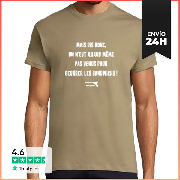 Camiseta Hombre Clásica Bocadillos LaTostadora