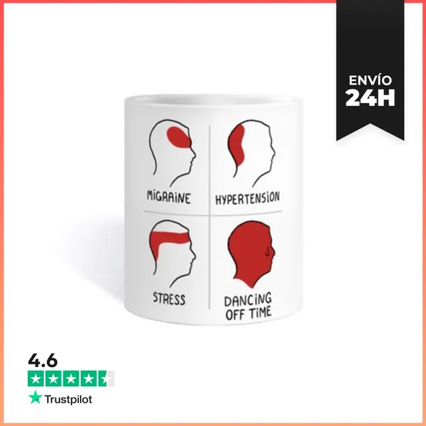 Taza Dancing Off Time, Color LaTostadora