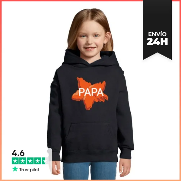 Sudadera Para Niños Con Capucha Día Del Padre LaTostadora