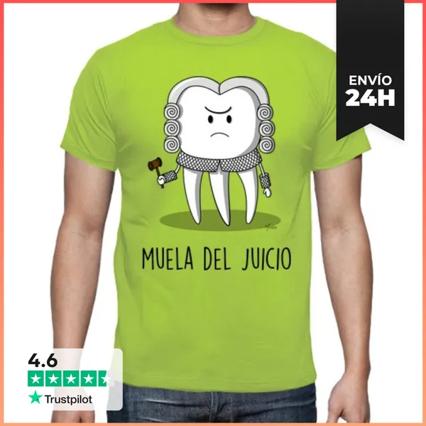 Camiseta Hombre Clásica Muela Del Juicio LaTostadora