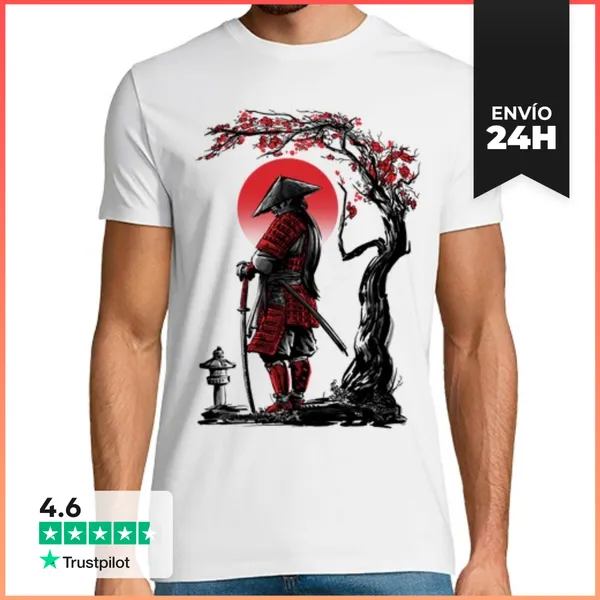 Camiseta Hombre Clásica Lonely Ronin LaTostadora