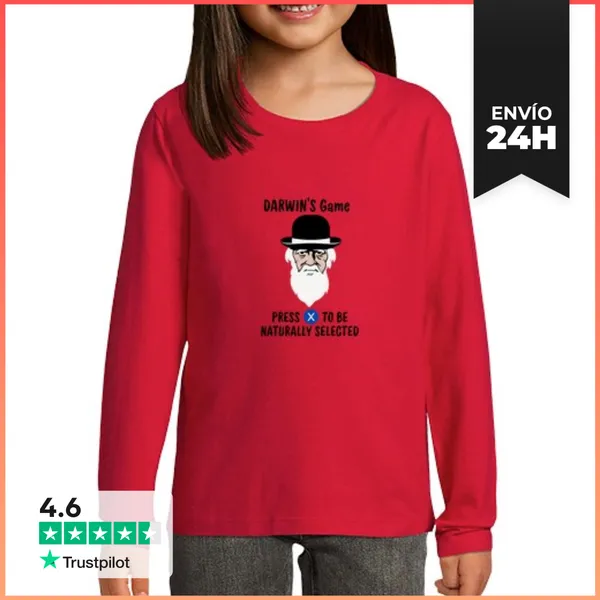 Camiseta Manga Larga Para Niños Diseño 4758169 LaTostadora