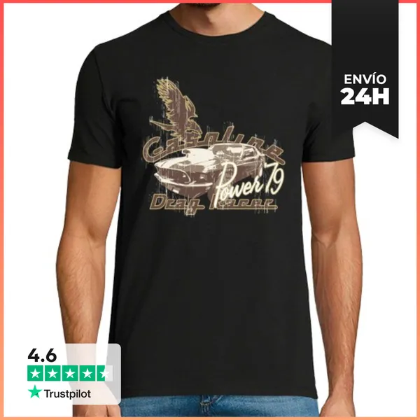Camiseta Hombre Clásica Vintage Car 4 (H) LaTostadora