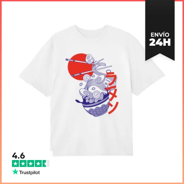 Camiseta Oversize Ramen Time LaTostadora