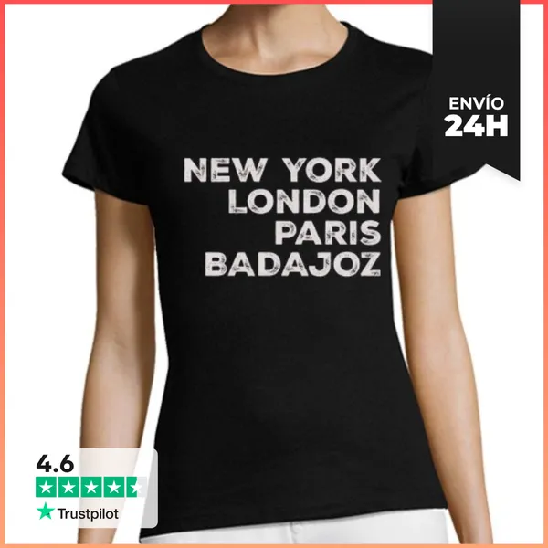 Camiseta Mujer Clásica Badajoz LaTostadora