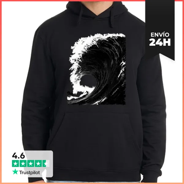 Sudadera Unisex Con Capucha Wild Surfing LaTostadora