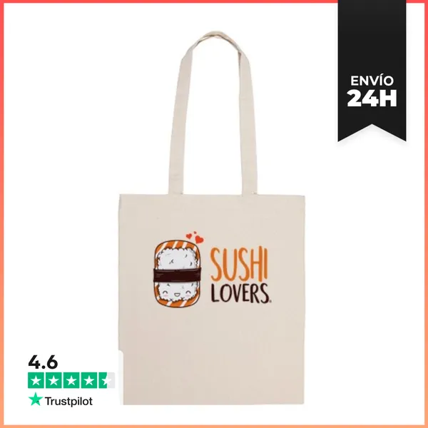 Bolsa De Tela Sushi Lovers LaTostadora