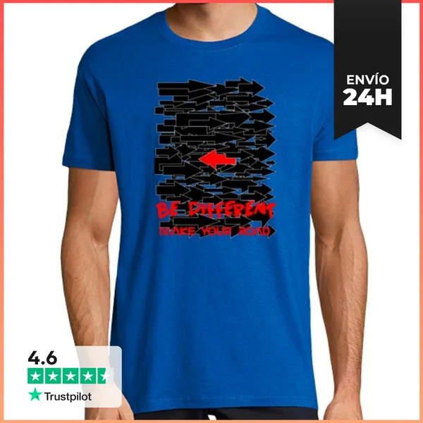 Camiseta Hombre Clásica Be Different LaTostadora