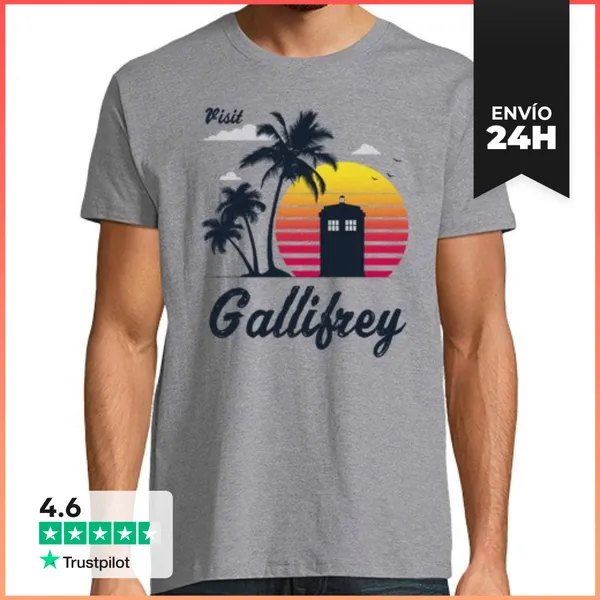 Camiseta Hombre Clásica Visit Gallifrey LaTostadora