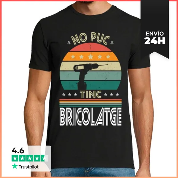 Camiseta Hombre Clásica No Puedo Tengo Bricolaje Catalán