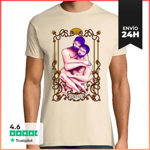 Camiseta Hombre Clásica Camiseta Geminis LaTostadora