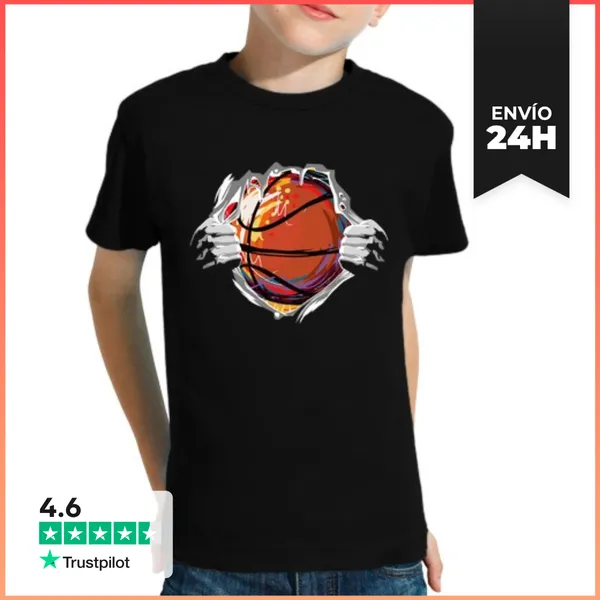 Camiseta Clásica Para Niños Baloncesto En Mi Jugador De