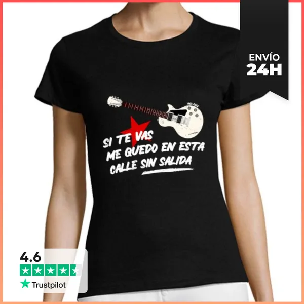Camiseta Mujer Clásica Si Te Vas In Memoriam Camiseta LaTostadora