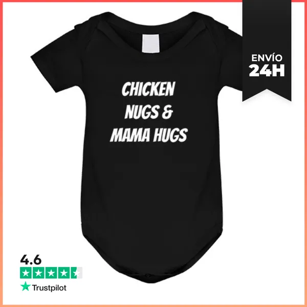 Body Bebé Nuggets De Pollo Y Abrazos De Mamá LaTostadora