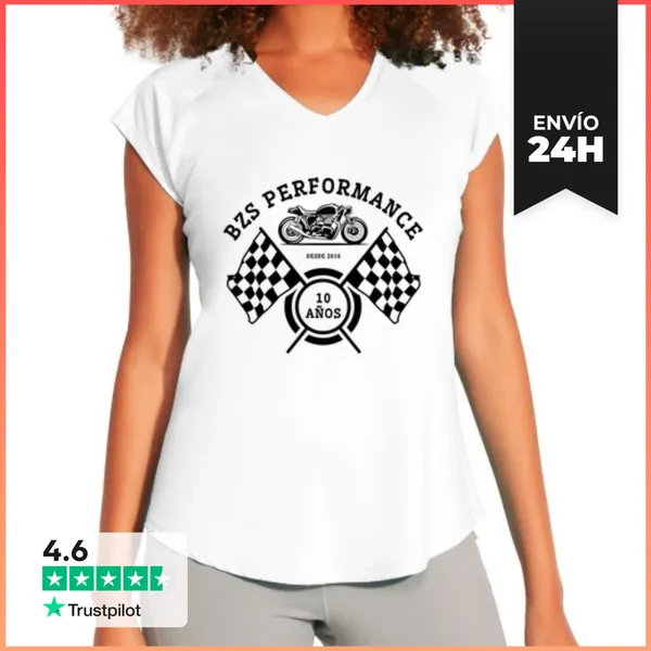 Camiseta Deportiva Mujer Bzs Performance Diez Años LaTostadora
