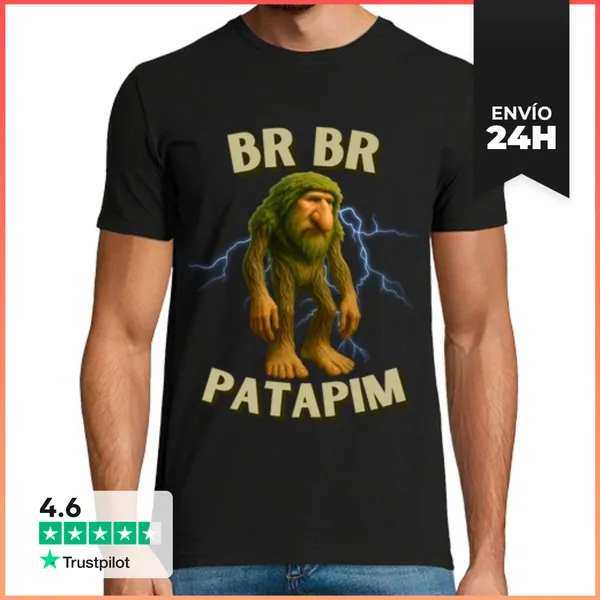 Camiseta Hombre Clásica Camiseta Br Br Patapim LaTostadora