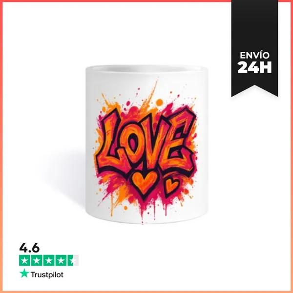 Taza Amor - Amor - San Valentín - Corazón LaTostadora