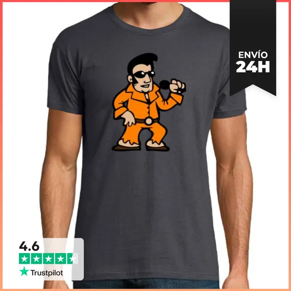 Camiseta Hombre Clásica Elvis LaTostadora