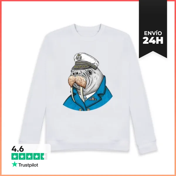 Sudadera Unisex Capitán Morsa LaTostadora