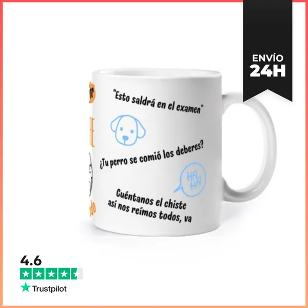 Taza El Mejor Profe Del Mundo LaTostadora