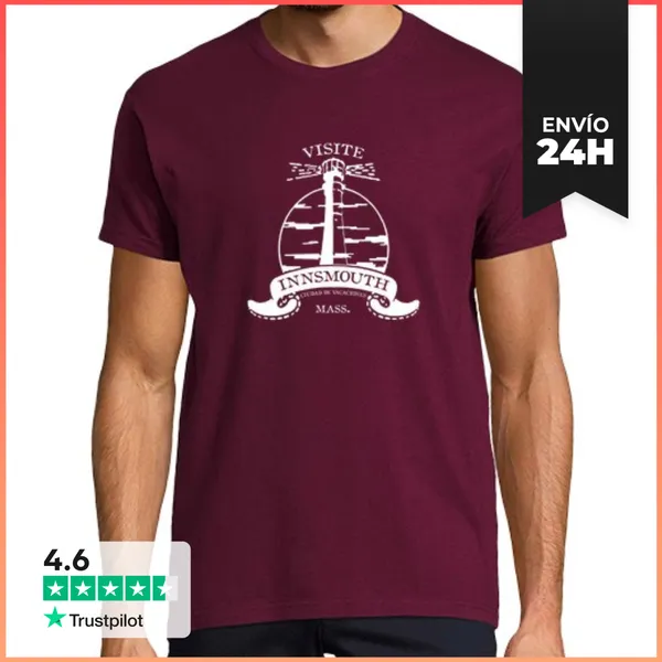 Camiseta Hombre Clásica Visite Innsmouth LaTostadora