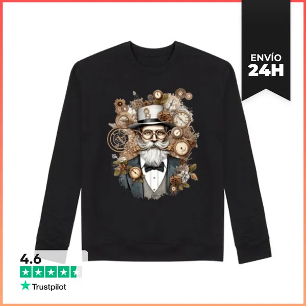 Sudadera Unisex Reloj Inventor LaTostadora