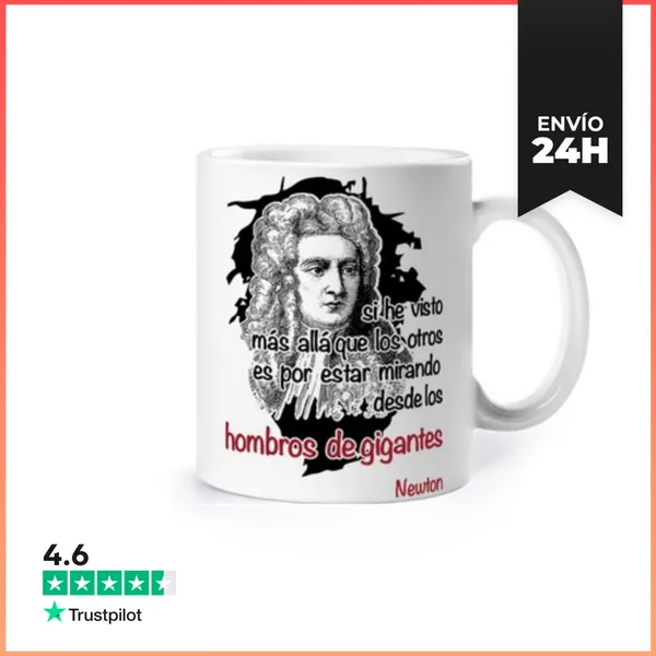 Taza Hombros De Gigantes De Newton LaTostadora