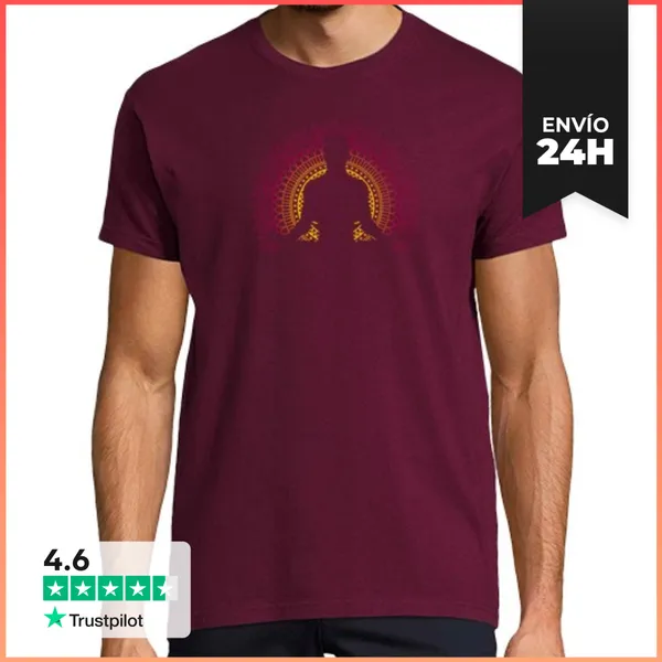 Camiseta Hombre Clásica Meditacion - Namaste LaTostadora