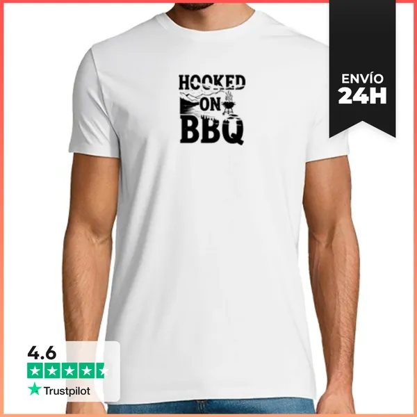 Camiseta Hombre Clásica Enganchado A La Barbacoa Paisaje Montaña