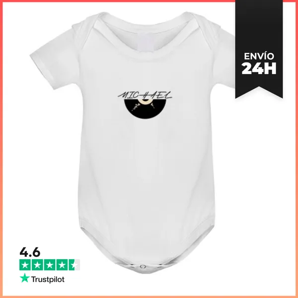 Body Bebé Nombre Vintage De Michael LaTostadora