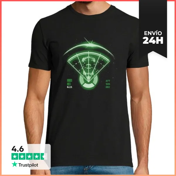 Camiseta Hombre Clásica Alien Tracking LaTostadora