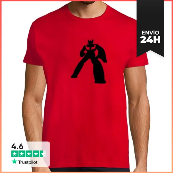 Camiseta Hombre Clásica Mazinger Silueta LaTostadora