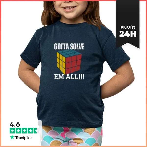 Camiseta Clásica Para Niños Tengo Que Resolverlos Todos Cubos De