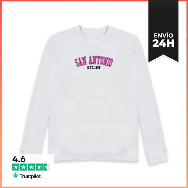 Sudadera Unisex San Antonio Est 1966 LaTostadora
