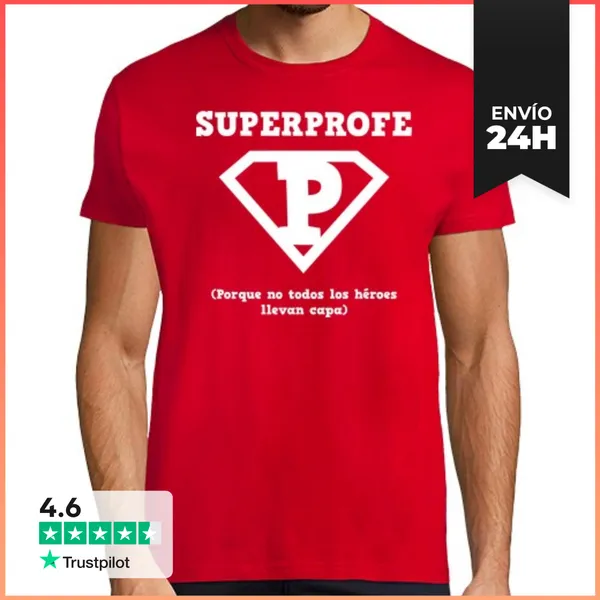 Camiseta Hombre Clásica SuperProfe LaTostadora