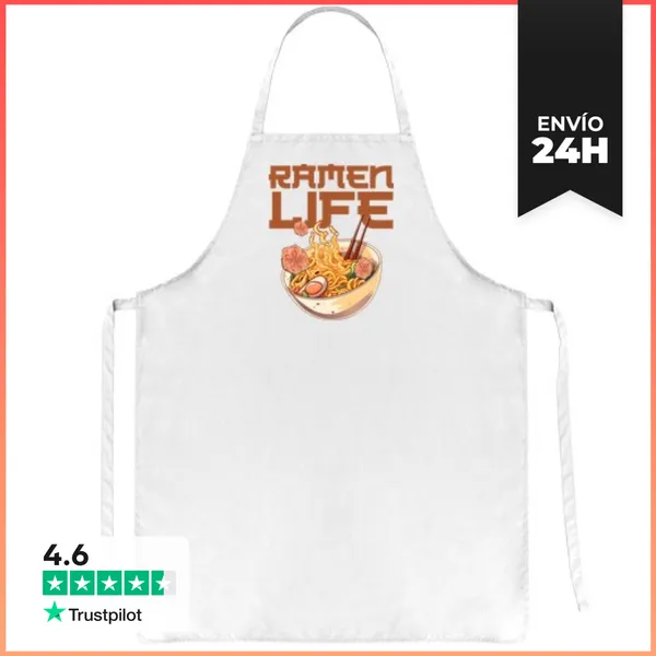 Delantal Ramen Life Bowl LaTostadora