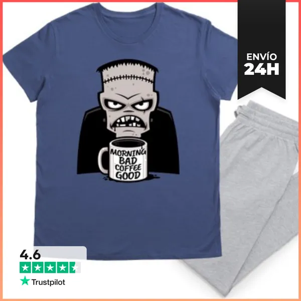Pijama Mañana Mal Café Buen Frankenstein LaTostadora