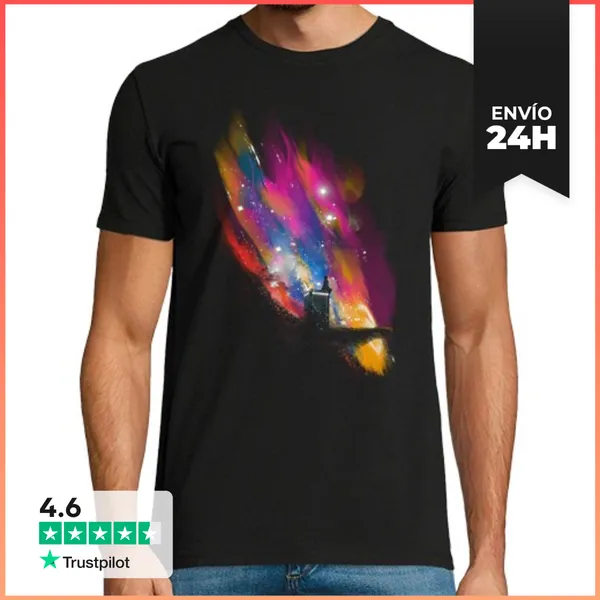 Camiseta Hombre Clásica Puesta De Sol En Gallifrey LaTostadora