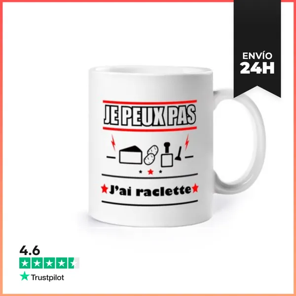 Taza No Puedo Tener Raclette LaTostadora